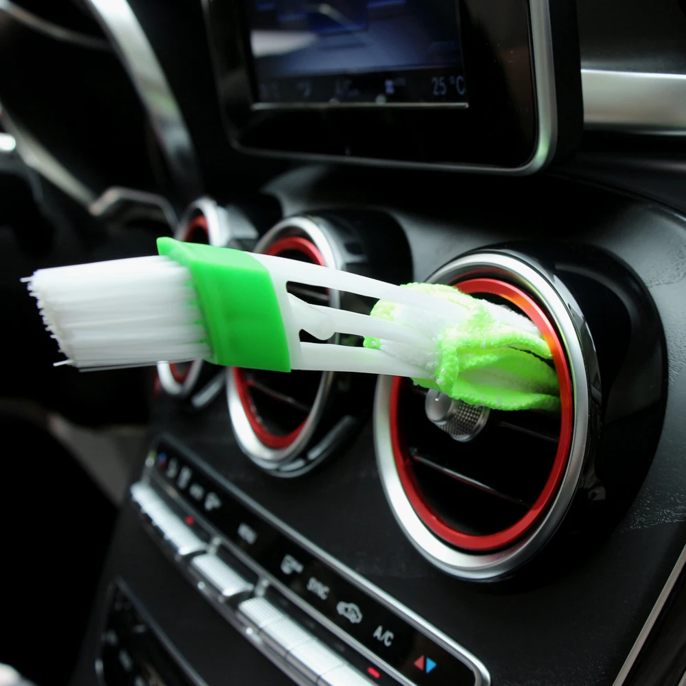 

Car styling Car Cleaning Double Side Brush for Peugeot 307 206 407 Citroen C4 C5 C3 Honda Civic Accord CRV Lada Vesta