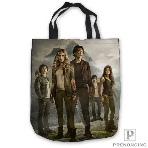 Пользовательские холст the_walking_dead ToteBags Ручные Сумки хозяйственная сумка