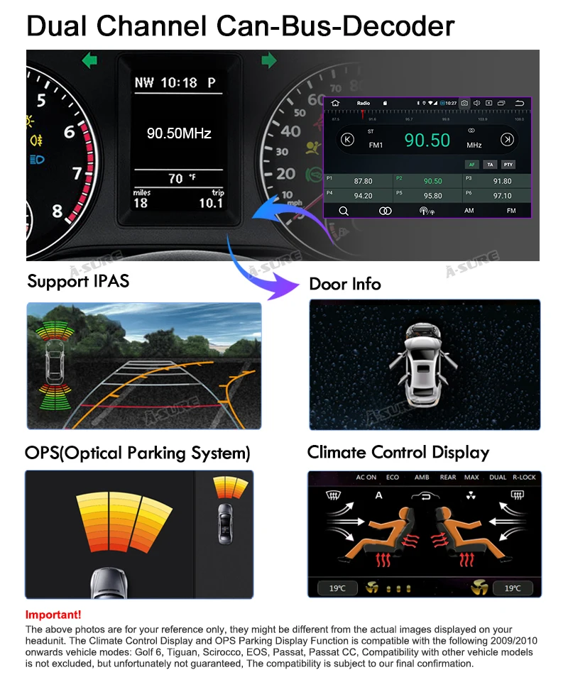 Perfect A-Sure 2 Din 9 Inch Android 9.0 Car Radio GPS For Volkswagen VW Tiguan Polo Golf 5 6 Passat b6 Caddy Transporter T5 Touran Skoda 27 Perfect A-Sure 2 Din 9 Inch Android 9.0 Car Radio GPS For Volkswagen VW Tiguan Polo Golf 5 6 Passat b6 Caddy Transporter T5 Touran Skoda 27