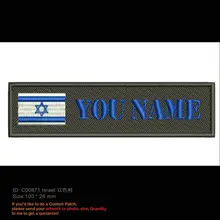 Заказное имя нашивка из сырой железная, ручной работы на заплатках для аппликация на одежду 3D вышивка бордадо Экологичная Вышитая Логотип