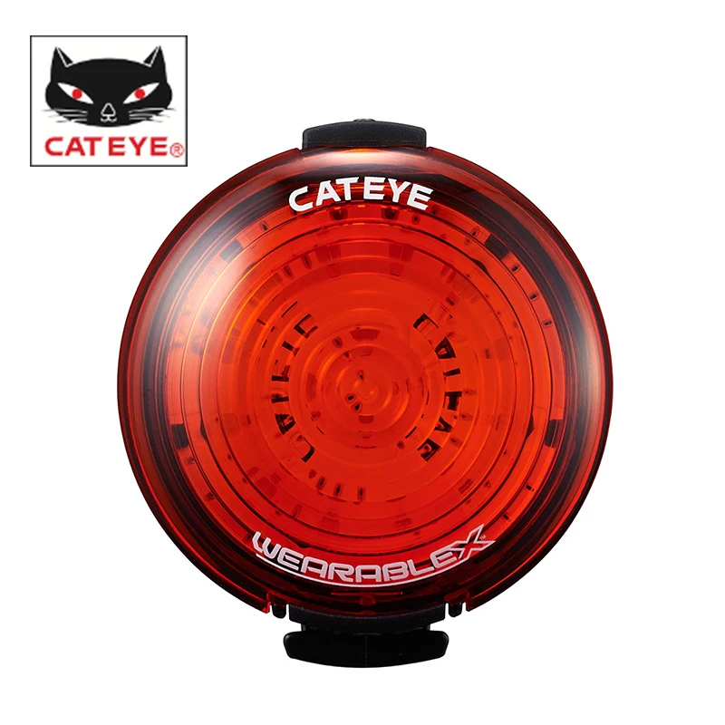 CATEYE USB Перезаряжаемый задний фонарь для велосипеда безопасный подседельный