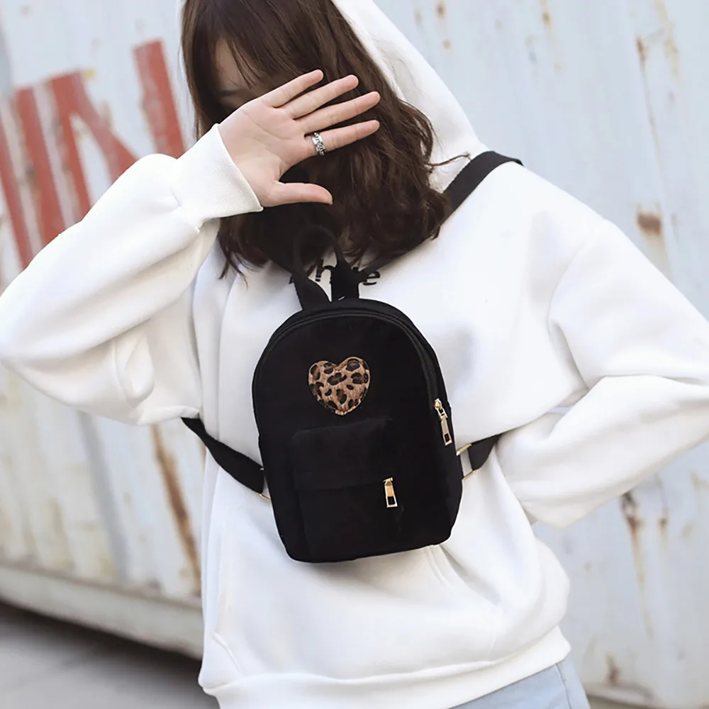 

Women Simple Literature College Solid Color Corduroy Backpack Student Backpack women Backpack Tide Bag #g2