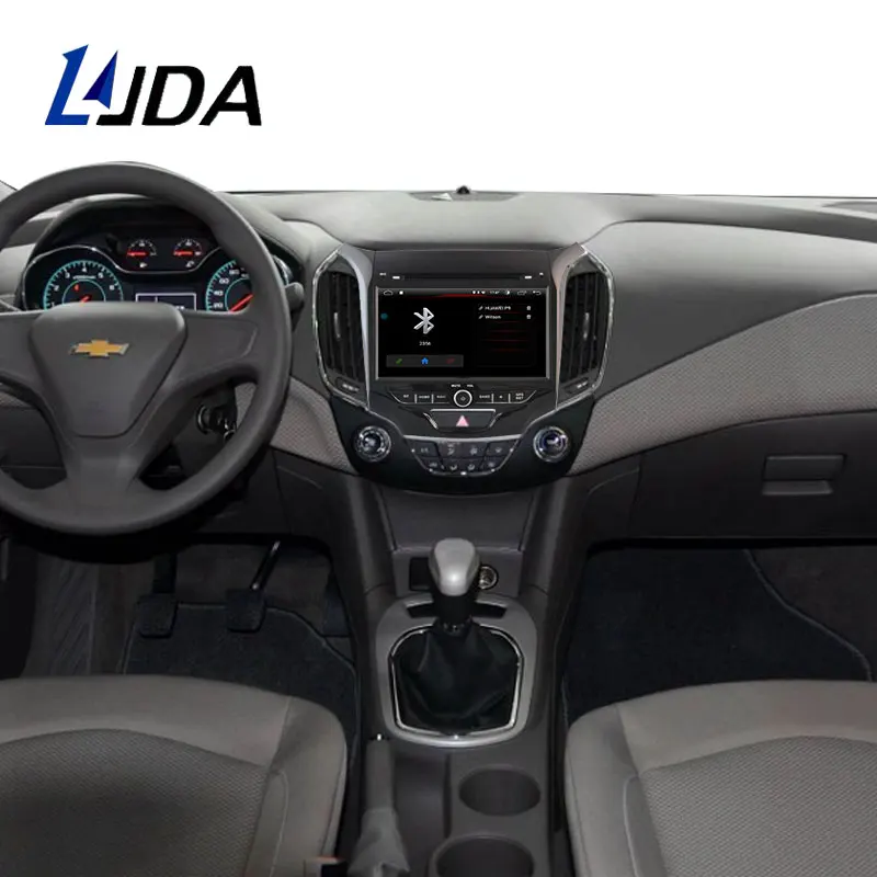 Flash Deal LJDA 2 Din Car Radio Android 9.1 Car DVD Player For Chevrolet Cruze 2015-2018 GPS Navigation Stereo WIFI Multimedia IPS Canbus 5