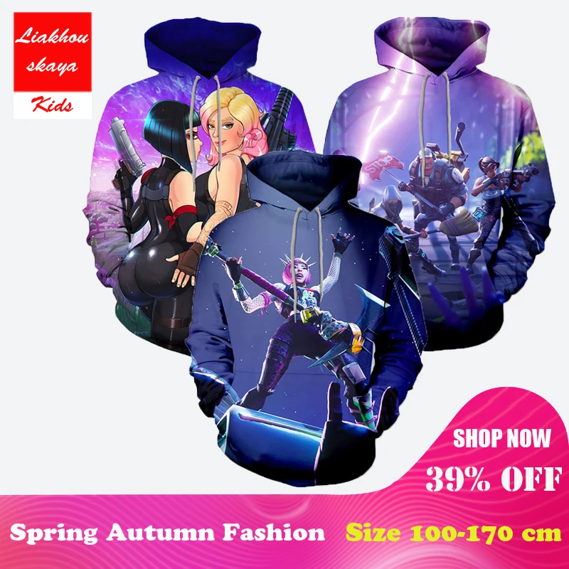 

Liakhouskaya 2019 New 3d Sweatshirts For A Boy Print Hoodies Hoodies Colorful Girls Streetwear Fashion Hip Hop Kids Clothes