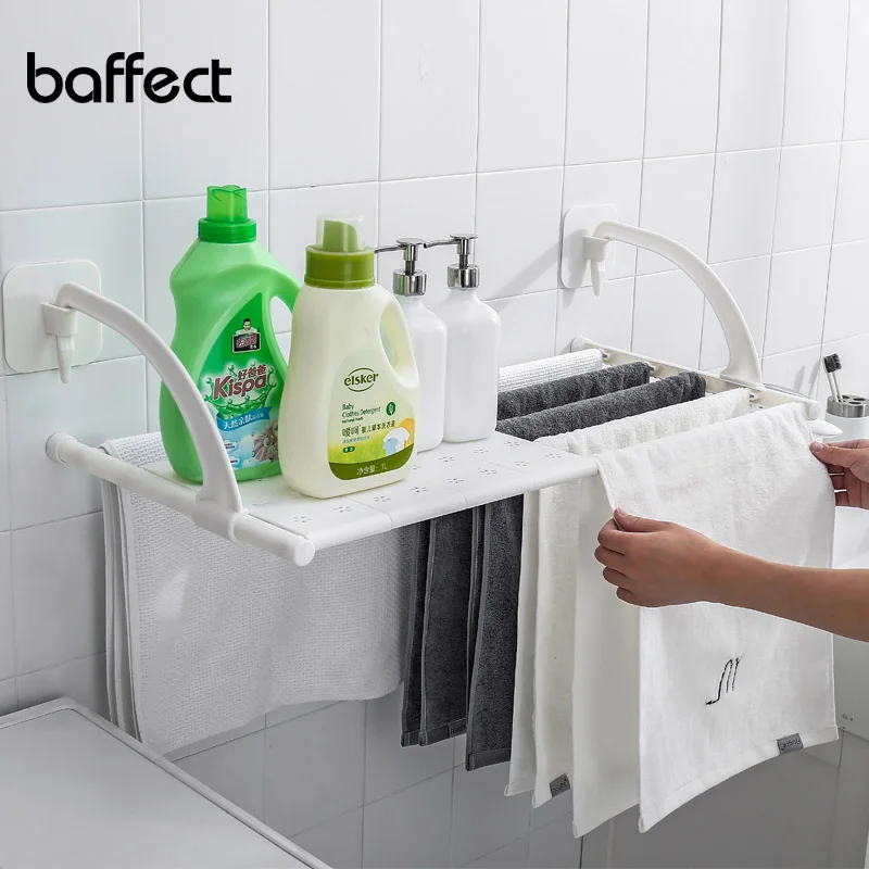 

Bathroom Shelf Wall Rack With 2 Suckers Hooks Plastic Shower Caddy Organizer Holder Tray With Suction Cups Lotion Storage