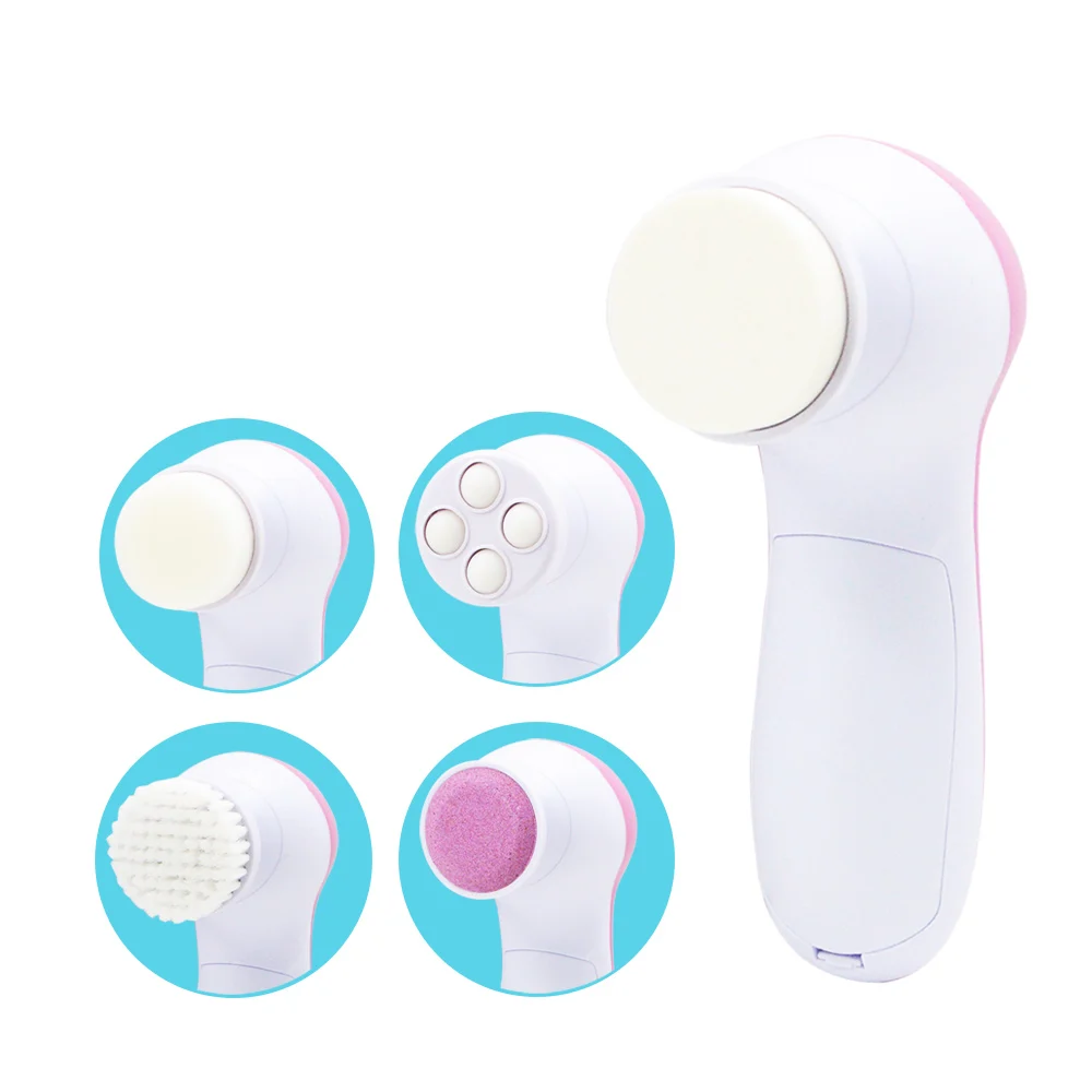 5 in 1 Multifunction Electric Face Massager, Electric Face Facial  Washing Cleansing Brush Spa Skin Care For Face Nursing Machin-4