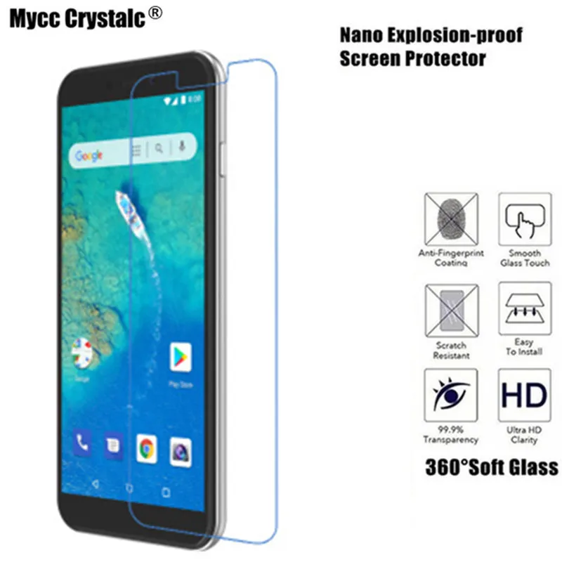 

Mycc crystalc Soft Glass Nano Explosion-proof Screen Protector For General Mobile GM8 Go Film