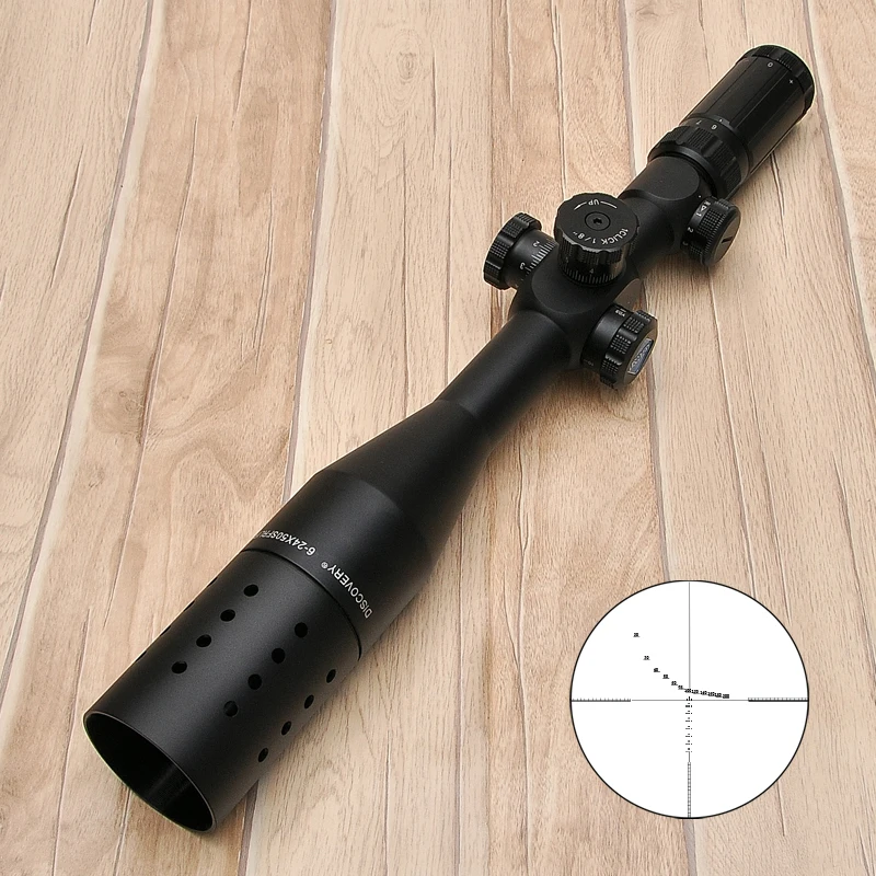 Discovery VT T 6 24X50 SFRLIR Tactical Riflescope Side Focus Rifle Scope font b Rangefinder b