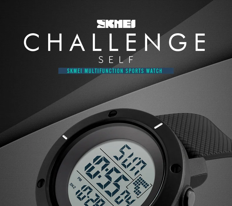 SKMEI Outdoor Sport Watch Men Multifunction Chronograph 5Bar Waterproof Alarm Clock Digital Wristwatches Reloj Hombre 2021 New