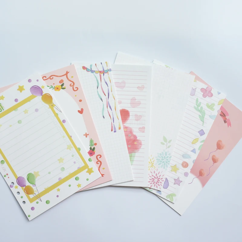 MaoTu Kawaii цветная наполнительная бумага с листьями спиральная записная книжка