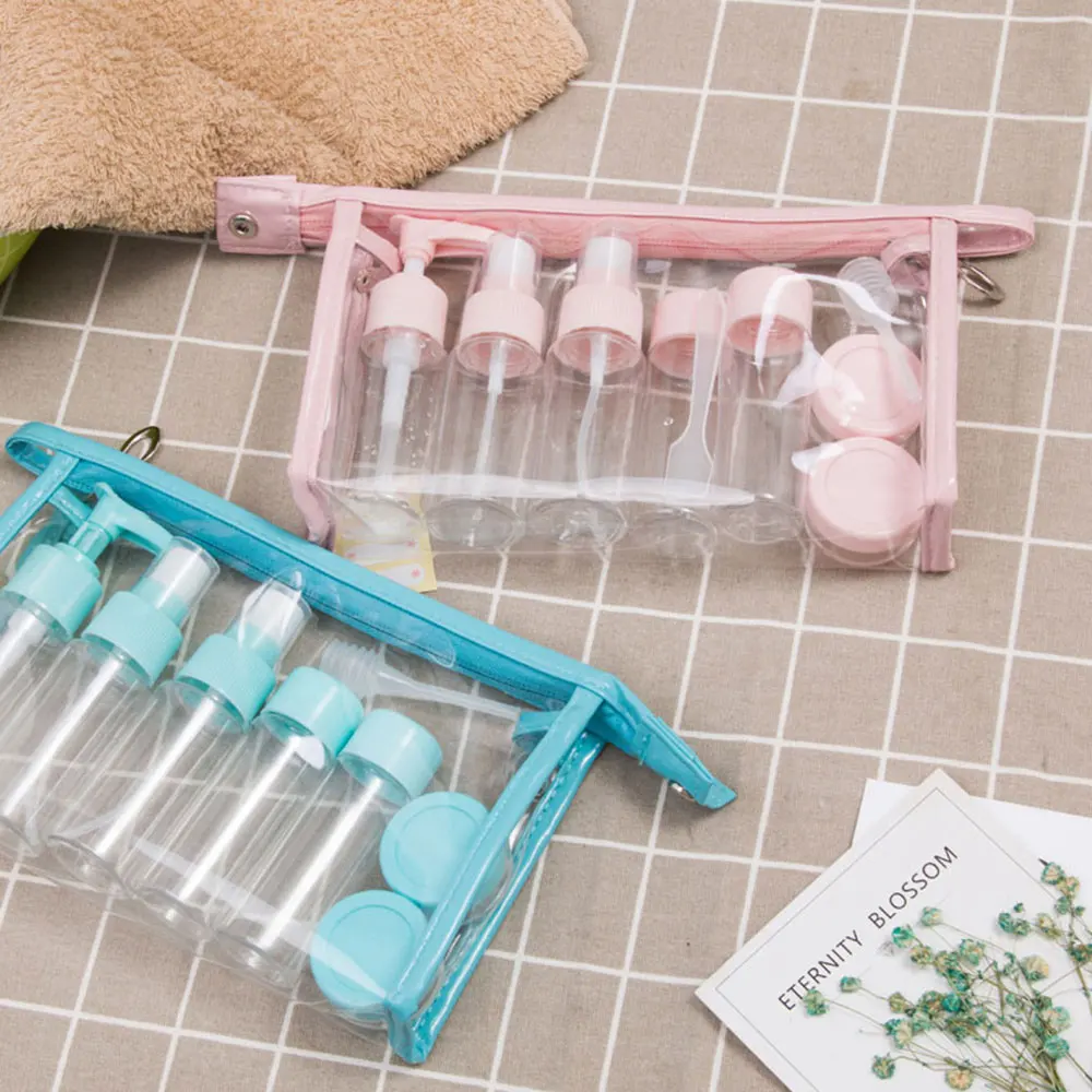 

Refillable Bottles 11pcs Empty Plastic Bottle Travel Transparent Perfume Atomizer Small MIni Spray Cosmetic Refillable Container