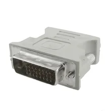 DVI-D VGA Adapter Converter DVI-I 24+5 Pin Male to VGA Female Adapter Converter Connector for LCD HDTV Monitor Computer Proje DVI-D VGA Adapter Converter DVI-I 24+5 Pin Male to VGA Female Adapter Converter Connector for LCD HDTV Monitor Computer Proje