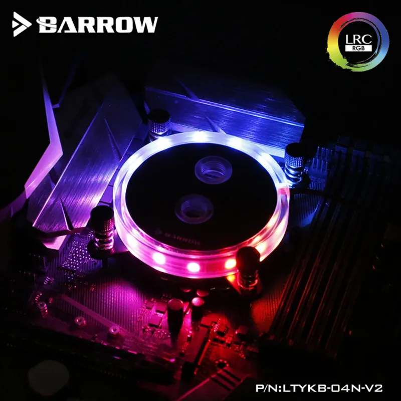 Водяной блок Barrow CPU поддерживает гнездо Intel LGA 1150 1151 1155 1156/AM3 AM4 / 2011 X99 X299 Coper