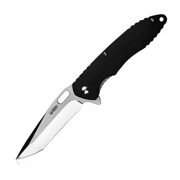 

KUBEY KU003 Tactical Folding Knife Ball Bearing D2 Blade G10 Handle Outdoor Camping Survival Pocket Knives with Steel Clip