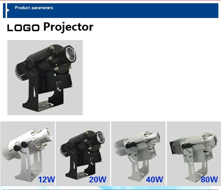 Логотип проектор 4 линзы Логотипа Вход индивидуальный логотип 20 Вт 40 Вт 80 Вт на заказ изготовленный на заказ-Тай Крытый проектор дисплей гобо сценическое освещение