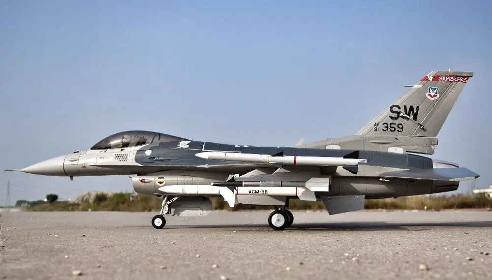

F16 epo 90mmEDF F16 EDF PNP format jet airplane F-16C