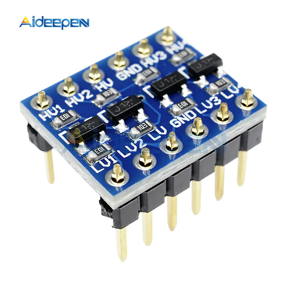 10 шт. 4 канальный преобразователь логического уровня IIC I2C двунаправленный Модуль