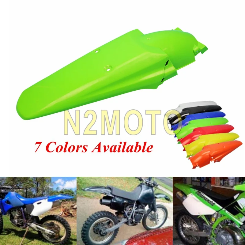 Motorcycle Dirt Pit Bike Back Rear Plastic Fender Rear Mudguard Fit For XR 250 R XR 400 R  