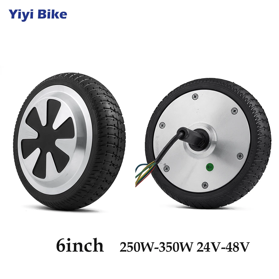6 дюймовый мотор ebike DC 250 Вт 350 24 в 48 хаб бесщеточный самобалансирующийся дрифт