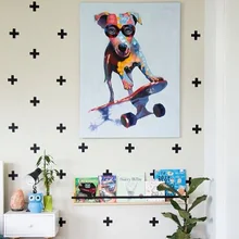 Набор из 40 предметов, детская спальня ПВХ Наклейка Виниловые наклейки, крестовая наклейка для детской комнаты, украшение фона