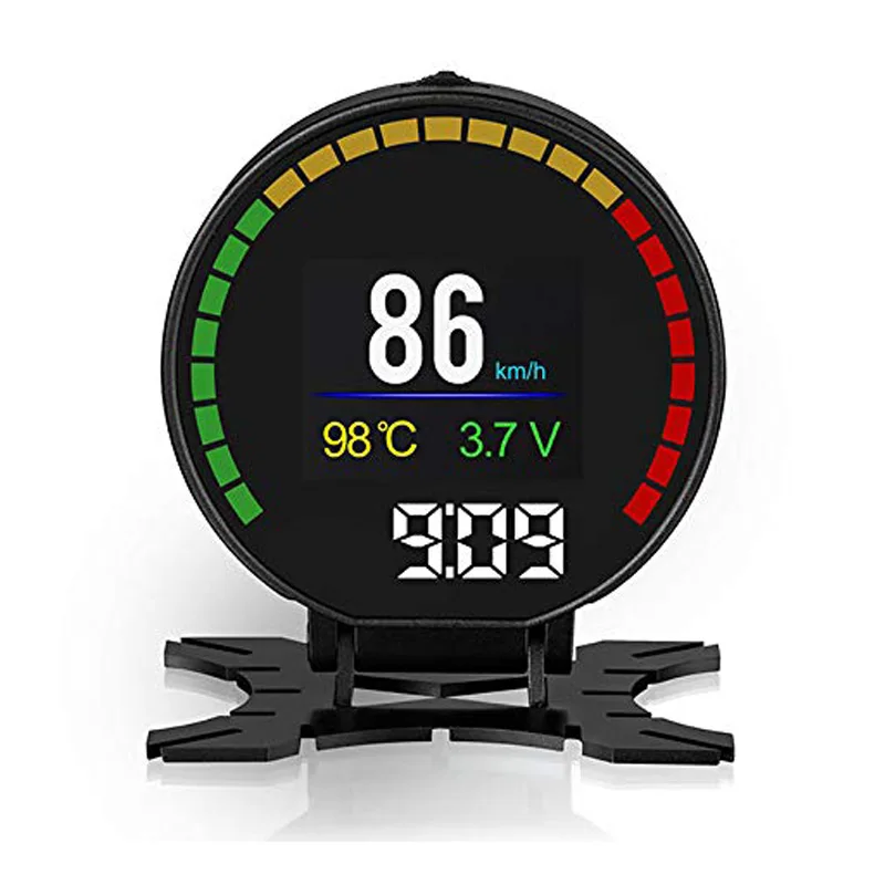 

Hud Car Head Up Display Motors Digital Projectors Instrument Speed Meter P15 Black