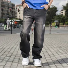 ANBOLUO Hip Hop font b jeans b font for young font b men b font Plus