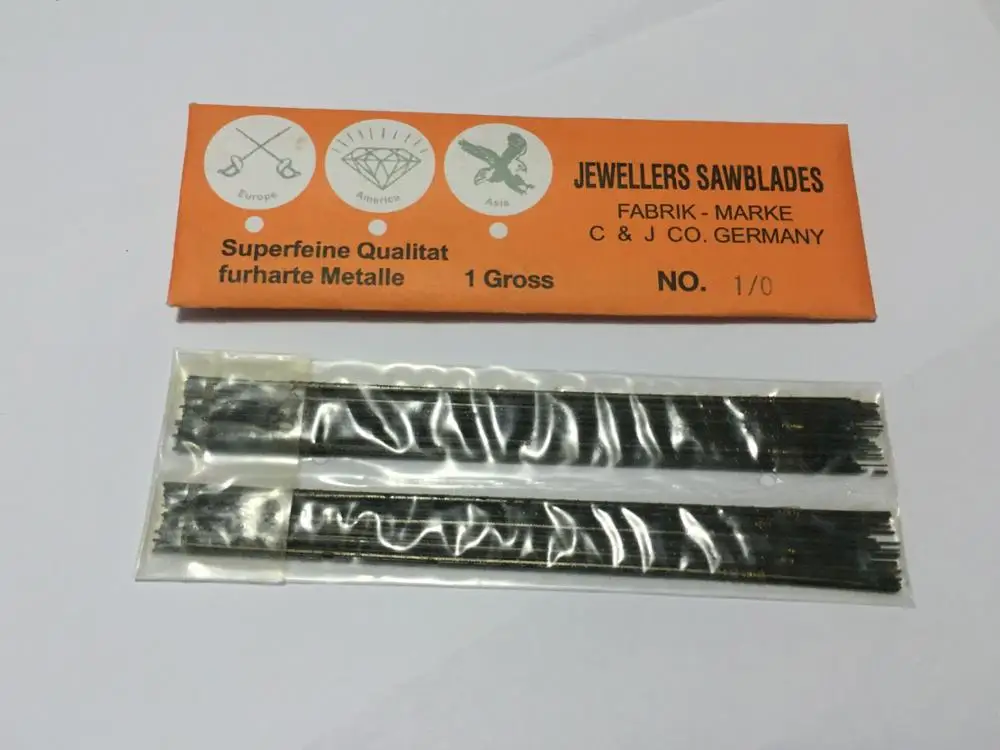 Лезвие для пилы ювелирных изделий с двойным золотым мечом | Украшения и