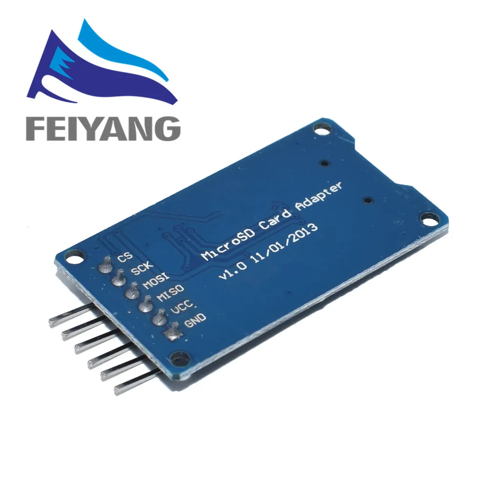10 шт. плата запоминающего устройства Micro SD Плата расширения Micro SD TF карта памяти щит модуль SPI для Arduino продвижение