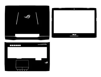 

KH Laptop Carbon fiber Leather Sticker Skin Cover Protector for ASUS G752 G752VT G752VL G752VY G752VS G752VM 17.3-inch