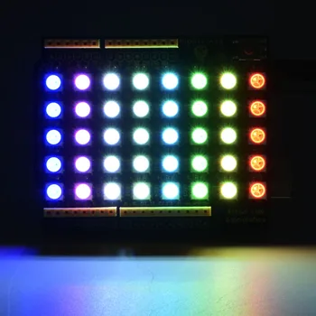

Keyestudio SK6812 5050 40Bits LED Shield For Arduino UNO R3