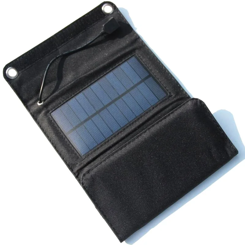 5 Вт 5,5 В наружная складная солнечная батарея с usb-разъемом на выходе портативный складной Дополнительный внешний аккумулятор Водонепроницаемая солнечная батарея для путешествий для смартфона