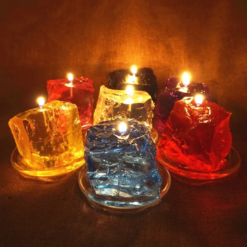 100g DIY Jelly Candle Material Handmade Transparent Blue Red Yellow