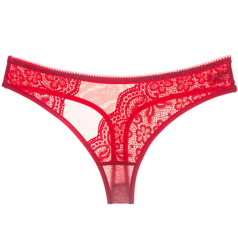 Sexy Lace G-String Panties Women Transparent Thongs Bragas Ladies T Word Pants Low-Rise Underwear Brief Female Seamless Panty |