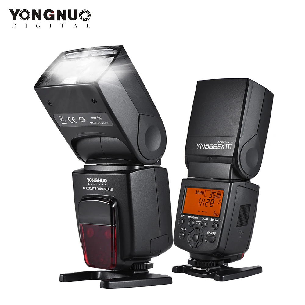 Беспроводная вспышка YONGNUO YN568EX III TTL HSS для Canon 1100d 650d 600d 700d Nikon D800 D750 D7100 D5200 D3100 |