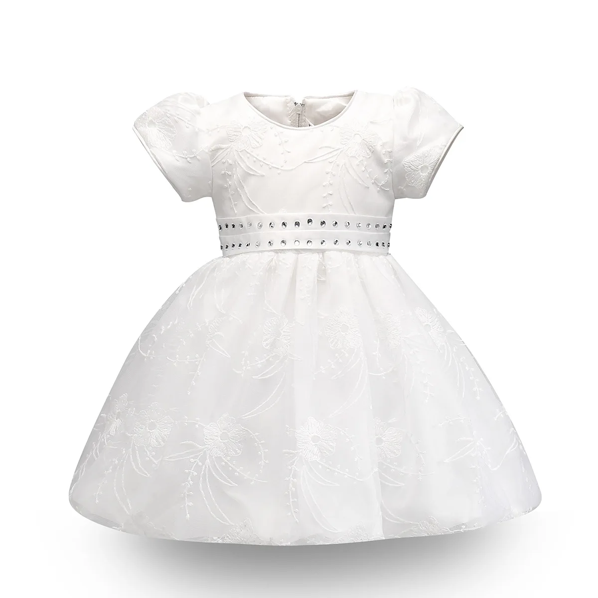 

Girls new style white summer spring princess dresses