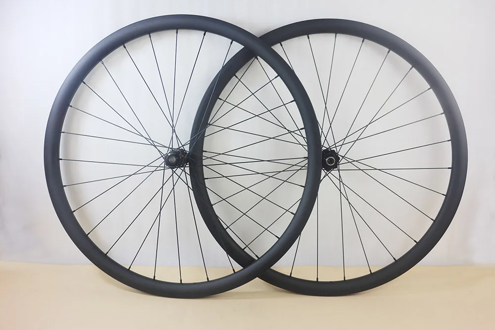 

Asymmetric mtb carbon bike wheels clincher hookless Tubeless ready Straight pull boost hub