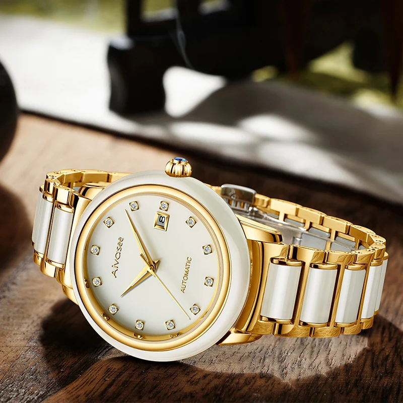 Бизнес для мужчин смотреть 2019 Новый Jade наручные часы коллекция классический модные нефритовые женские часы Роскошные Jade Топ для мужчин