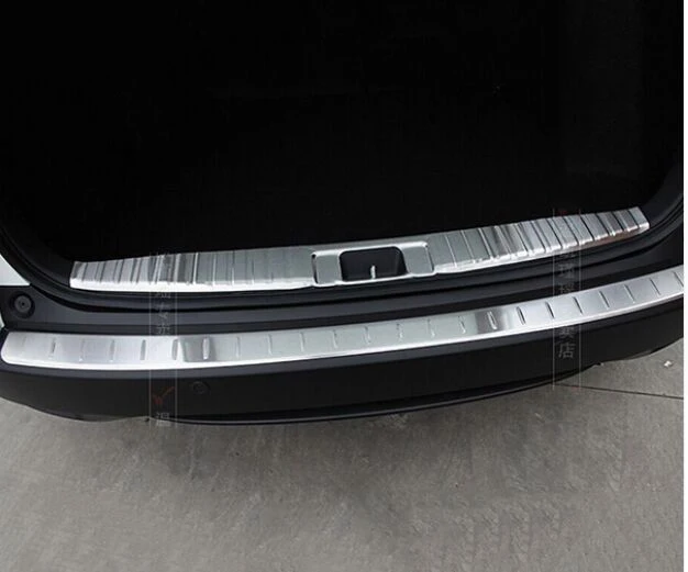 

2017 ACCESSORIES 2PC FIT 2014 2015 2016 For HONDA VEZEL REAR BUMPER PROTECTOR CARGO BOOT SILL PLATE TRUNK LIP