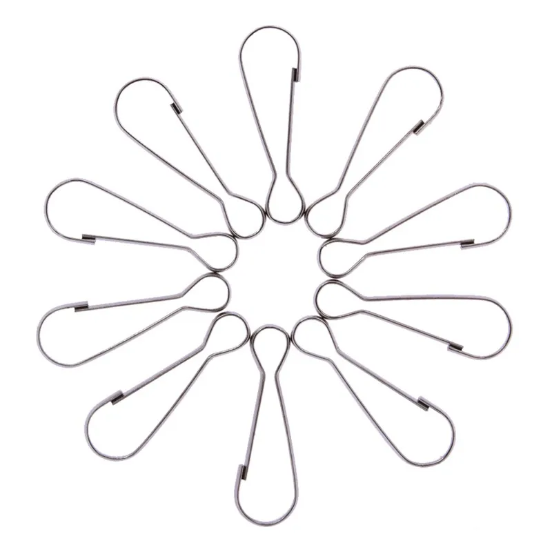 

10 Pcs High -Quality Staninless Steel Pet Bird Toy Supplies DIY Hanging Accessories Hook Toy for Parrot and Other Small Animals