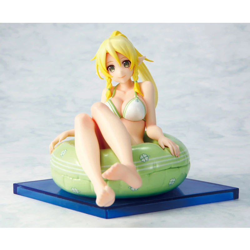 

Japan Anime ALO Figure Kirigaya Suguha Leafa Action Figure PVC Model Toy With Box Collection cartoon Painted Figure Doll Toys