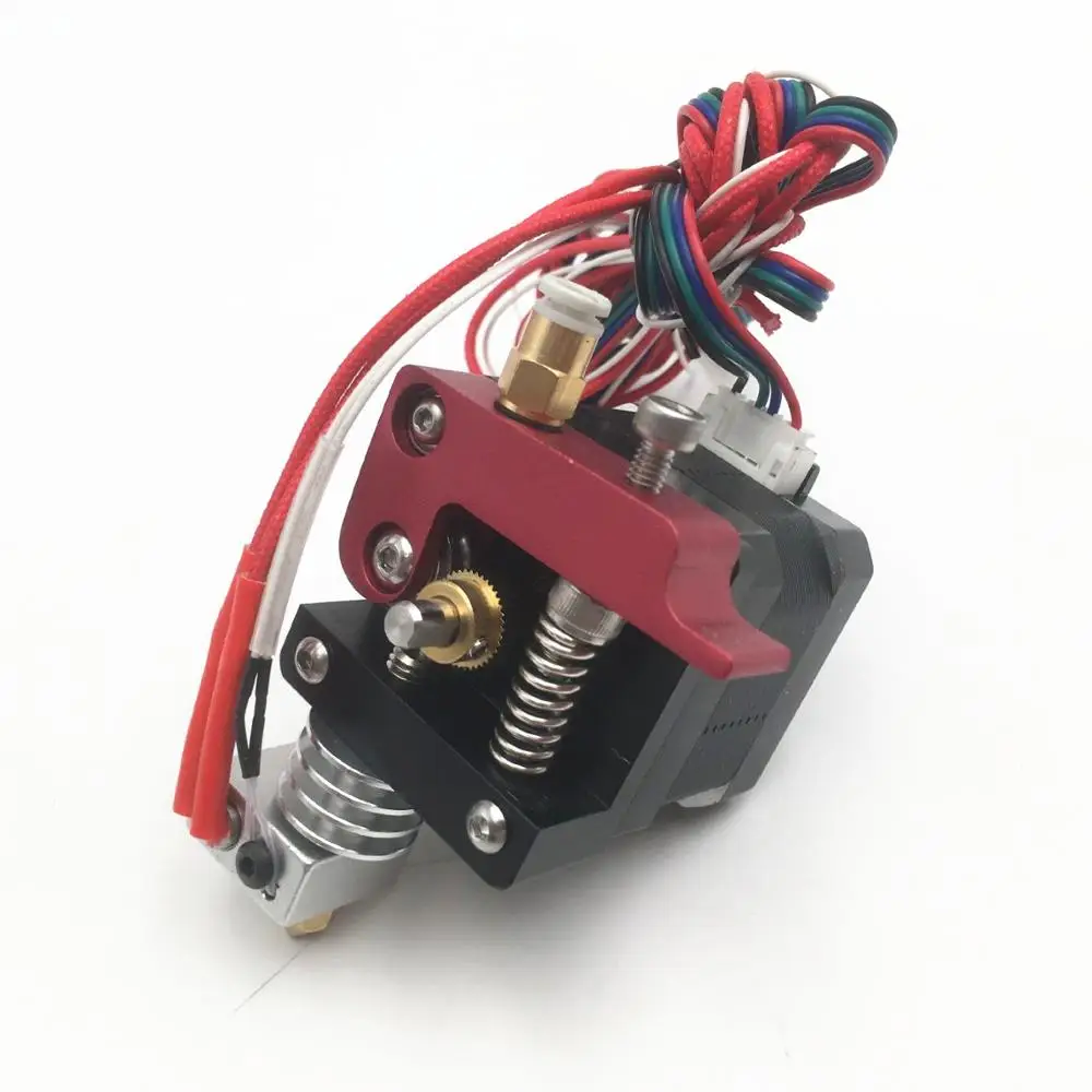 Funssor 0,4 мм сопло 1,75/0,4 мм Anet Prusa 3D принтер аксессуары красный MK8 прямой экструдер комплект