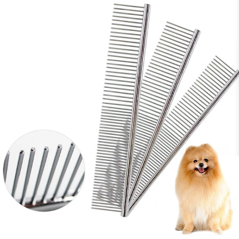 Stainless Steel Dog Grooming Pet Combs Pet Hair Removal Brush Pet Combs
