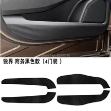 Для Ford Edge Автомобиль внутри двери Крышка Защита от царапин анти Kick колодки углерода волокно стикеры s шт. 4 шт. автомобиля Стикеры