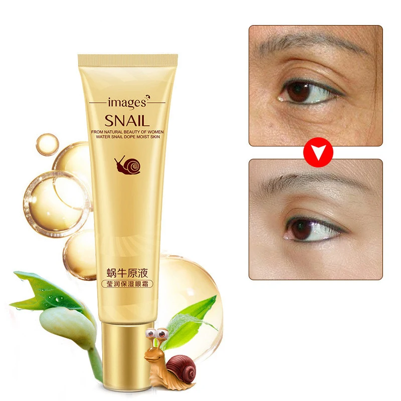 2Pcs/Lot Snail Extract Essence Anti Wrinkle Beauty Skin Moisturizer Eye ...