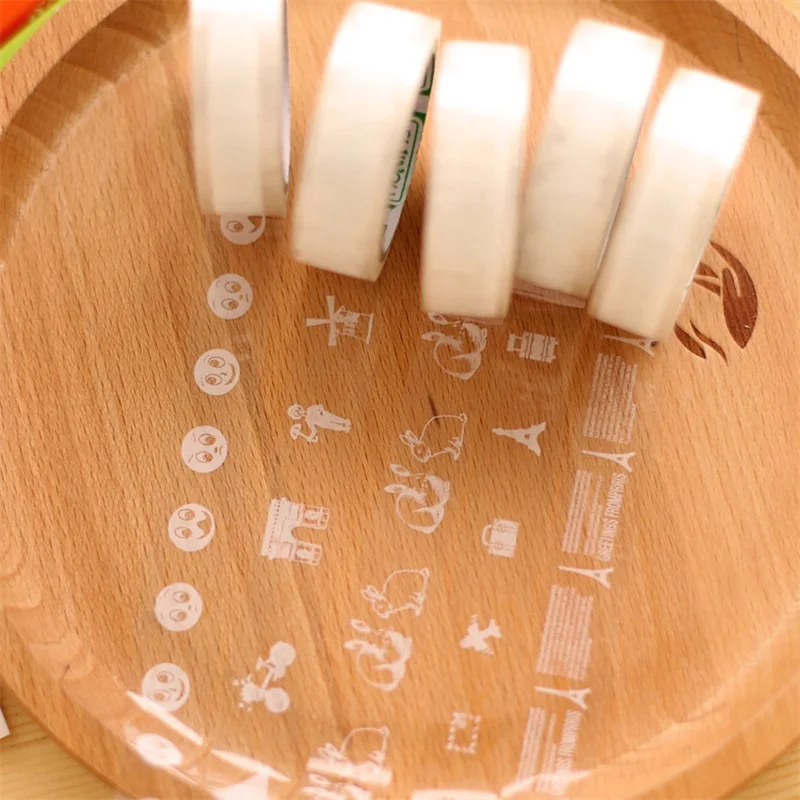 

5 pieces / piece Decorative tape tape 15mm * 5m stickers Scrapbook Stationery School supplies Cartoon waterproof washi tape
