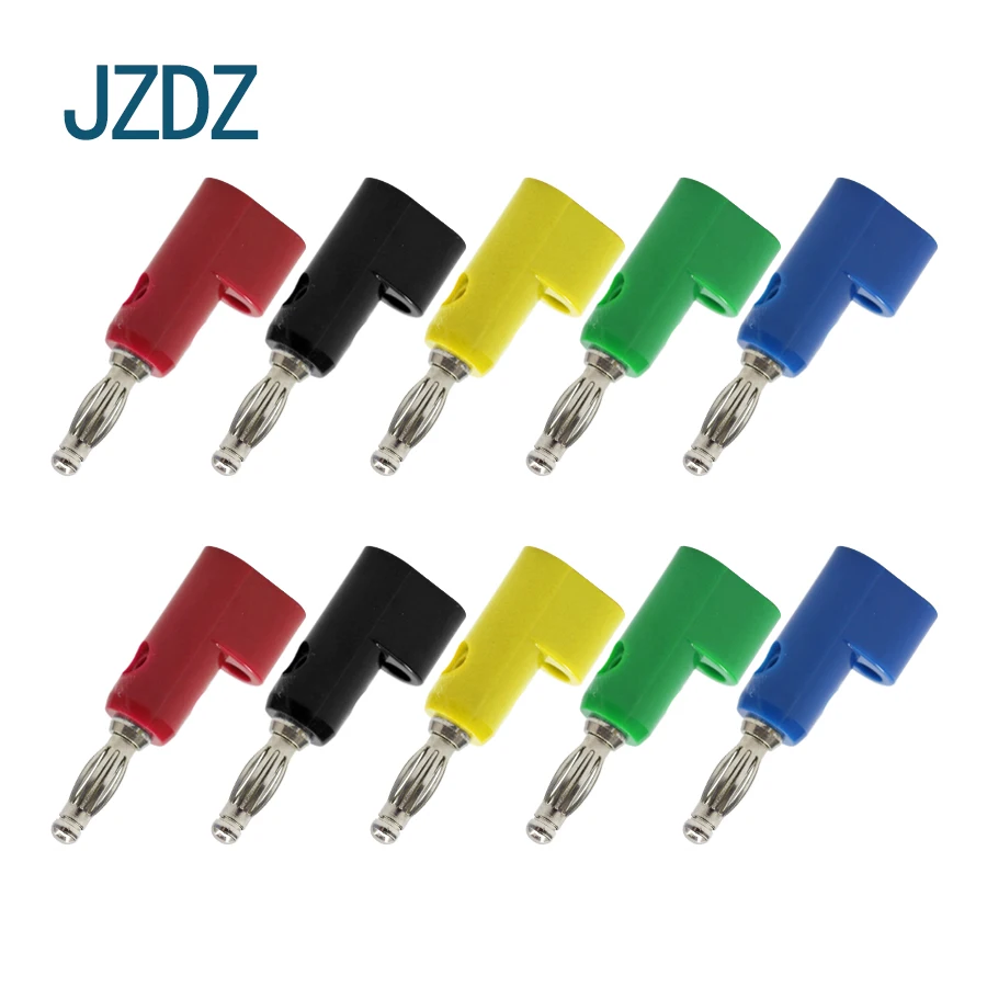 

JZDZ J.10026 4mm High quality lantern banana plug DIY copper - plated nickel - free welding, can be stacked.