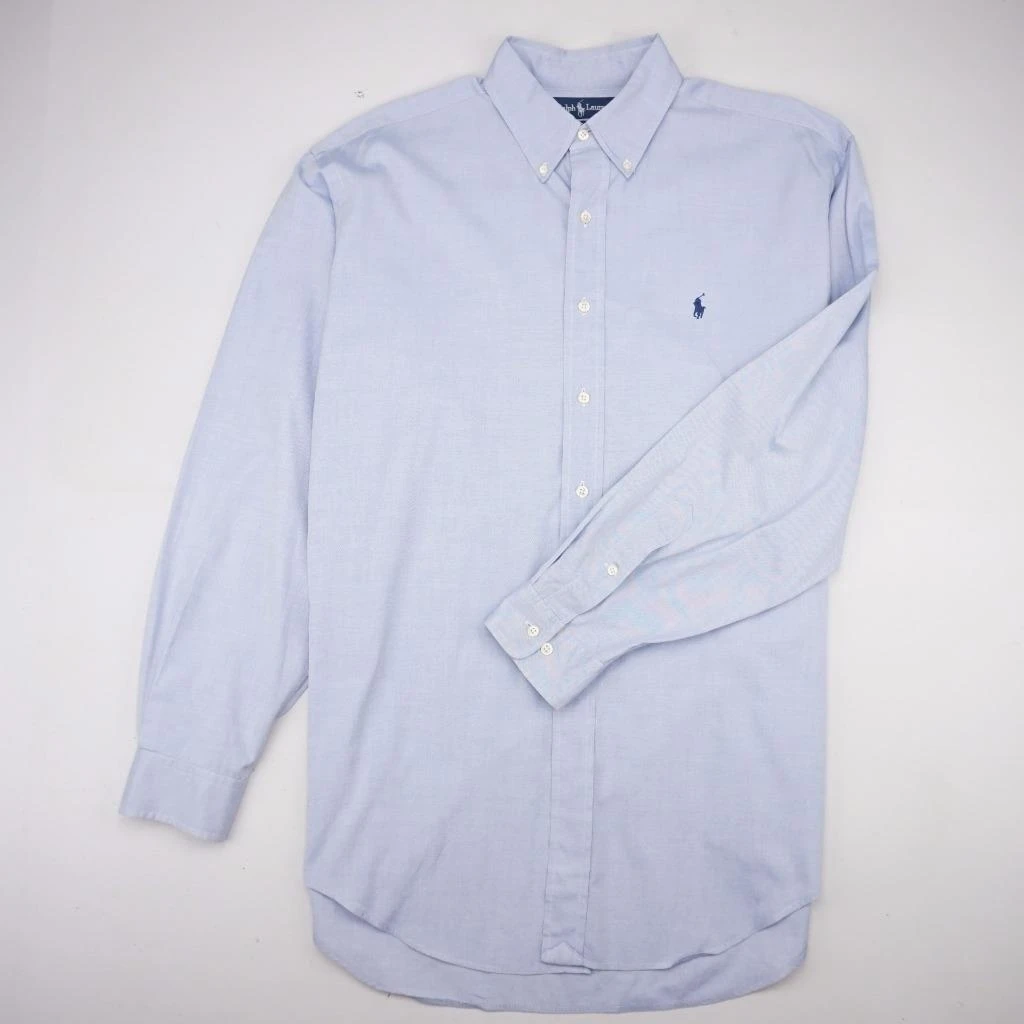 RALPH LAUREN Yarmouth Pinpoint Button Front Oxford Shirt Men 16.5-35
