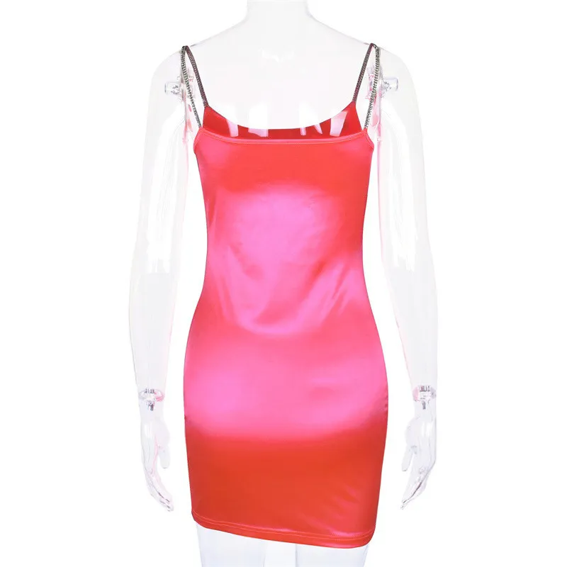 wrap beading neon dress12