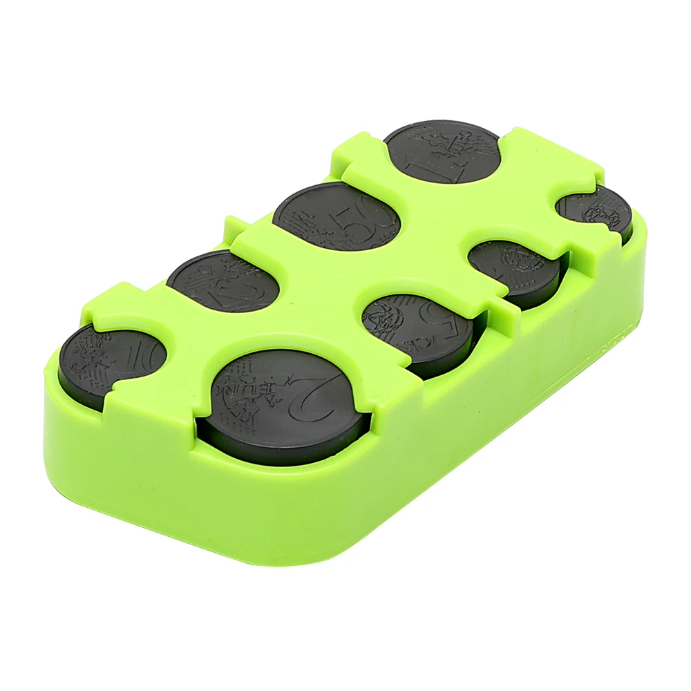 YOSOLO Car Euro Coin Case Money Container Organizer Auto Coin Holder Storage Box Plastic Stowing Tidying Car-styling YOSOLO Car Euro Coin Case Money Container Organizer Auto Coin Holder Storage Box Plastic Stowing Tidying Car-styling
