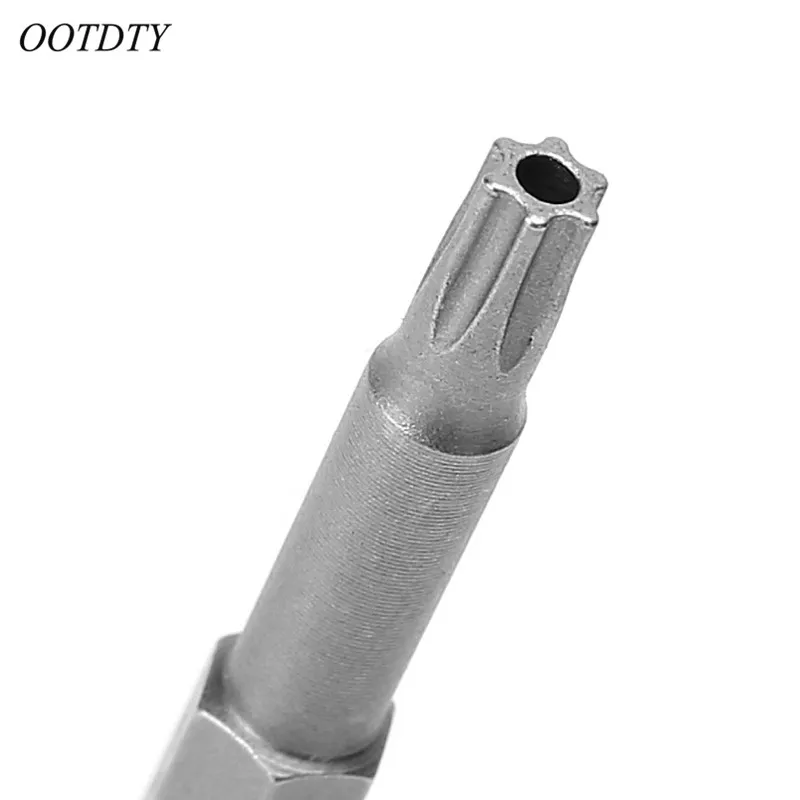 OOTDTY 8 шт./компл. 1/4 дюйма 50 мм T8-T40 Магнитный Torx электрической насадки для отвертки набор